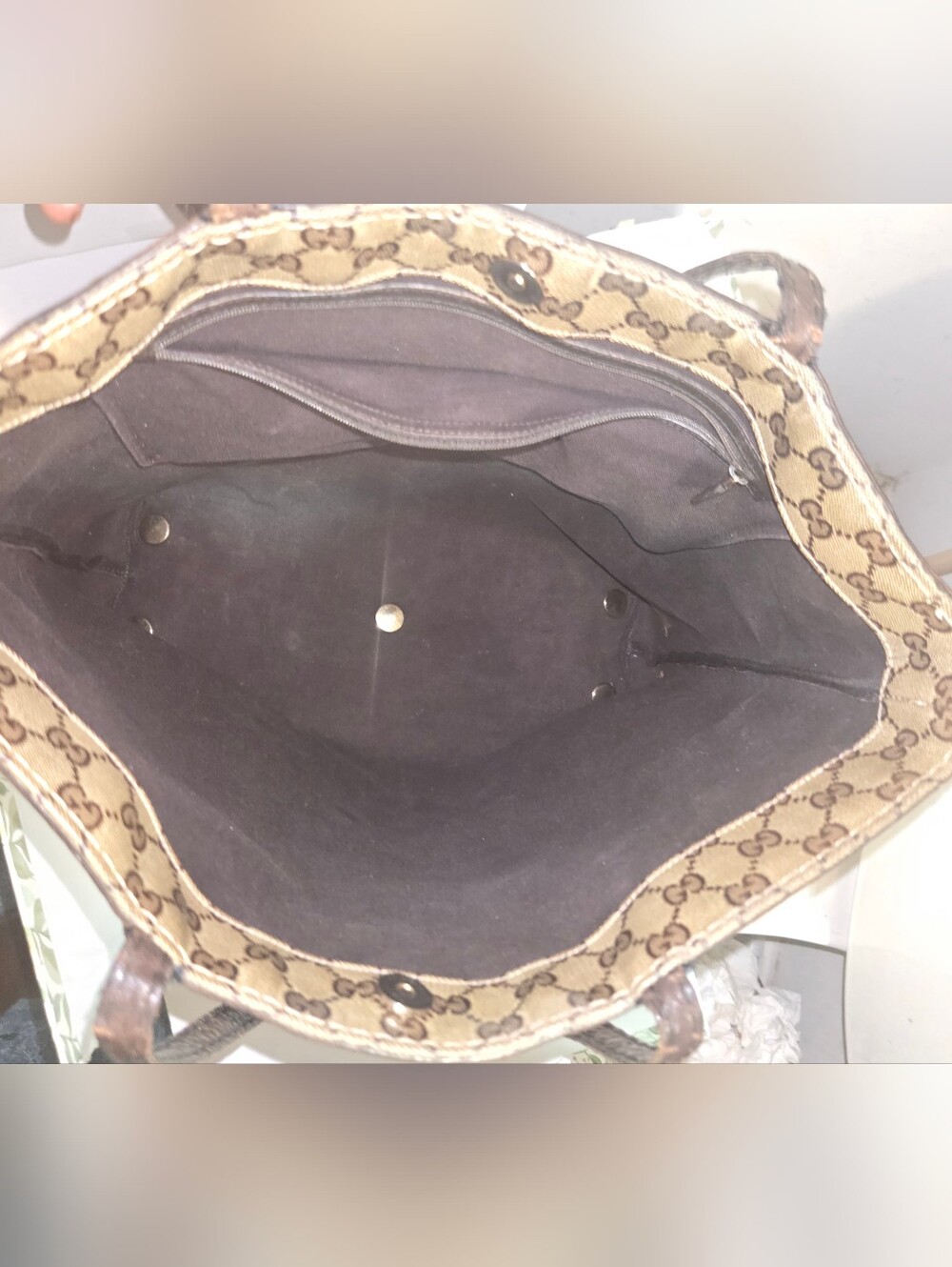 Gucci GG Crystal Babouska Tote - Picture 11 of 15